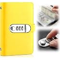 100 Envelope Savings Challenge Book with Password Lock, Yellow