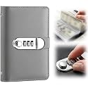 100 Envelope Savings Challenge Book with Password Lock, Grey