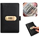 100 Envelope Savings Challenge Book, Savings Challenge Book with Lock，Black