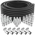 100Ft 3/4 inch Hydraulic Hose with 32PCS 3/4" Fittings