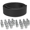100Ft 3/8 inch Hydraulic Hose with 20PCS 3/8" Fittings