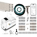 100’ High-Pressure Mist Cooling System Kit with Premium Edition Remote Pump W/App Control Comes with the CO300 Pump (.004-50 nozzles) (Black 1/4" Tubing 100 ft)
