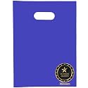 100 Indigo color Plastic Bags With Handles