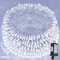 100 LED Connectable String Lights, 33FT Christmas Lights Outdoor Indoor