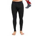 100% Merino Wool Base Layer Mens Pants - Thermal Underwear Long Johns