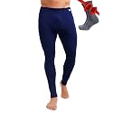 100% Merino Wool Base Layer Mens Pants - Thermal Underwear Long Johns