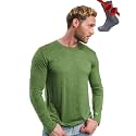 Merino.tech 100% Merino Wool Base Layer Mens - Long Sleeve Thermal Shirts