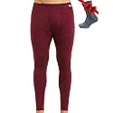 100% Merino Wool Base Layer Mens Pants - Thermal Underwear Long Johns