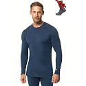 Merino.tech 100% Merino Wool Base Layer Mens - Long Sleeve Thermal Shirts