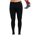 100% Merino Wool Base Layer Mens Pants - Thermal Underwear Long Johns