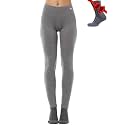 100% Merino Wool Base Layer Women Pants - Thermal Leggings Underwear