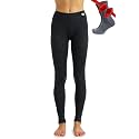 100% Merino Wool Base Layer Women Pants - Thermal Leggings Underwear