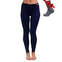 100% Merino Wool Base Layer Women Pants - Thermal Leggings Underwear