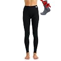 100% Merino Wool Base Layer Women Pants - Thermal Leggings Underwear
