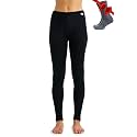 100% Merino Wool Base Layer Women Pants - Thermal Leggings Underwear
