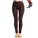 100% Merino Wool Base Layer Women Pants - Thermal Leggings Underwear