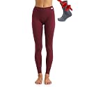 100% Merino Wool Base Layer Women Pants - Thermal Leggings Underwear