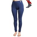 100% Merino Wool Base Layer Women Pants - Thermal Leggings Underwear