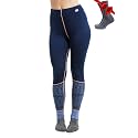 100% Merino Wool Base Layer Women Pants - Thermal Leggings Underwear