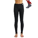 100% Merino Wool Base Layer Women Pants - Thermal Leggings Underwear