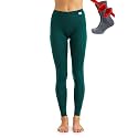 100% Merino Wool Base Layer Women Pants - Thermal Leggings Underwear