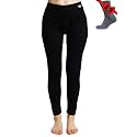 100% Merino Wool Base Layer Women Pants - Thermal Leggings Underwear