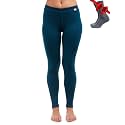 100% Merino Wool Base Layer Women Pants - Thermal Leggings Underwear