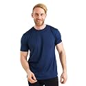 Merino.tech 100% Merino Wool T-Shirt Men - Short Sleeve Undershirt Base Top