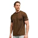 Merino.tech 100% Merino Wool T-Shirt Men - Short Sleeve Undershirt Base Top