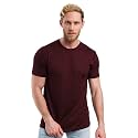 Merino.tech Merino Wool T-Shirt Mens - 100% Merino Wool Undershirt Lightweight Base Layer (Burgundy, XXLarge)