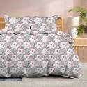 Duvet Cover Zipper Closure 100% Microfiber 1 Piece Soft &amp; Breathable for Comfortable Sleep Wrinkle Free Duvet/Quilt/Razai/Comforter Cover- Cute Eleplant - Single