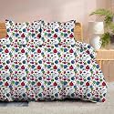 100% Microfiber 1 Piece Duvet Cover Zipper Closure Soft &amp; Breathable for Comfortable Sleep Wrinkle Free Duvet/Quilt/Razai/Comforter Cover- Dreamy Butterflies - Single
