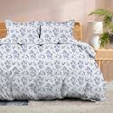 100% Microfiber 1 Piece Duvet Cover Zipper Closure Soft &amp; Breathable for Comfortable Sleep Wrinkle Free Duvet/Quilt/Razai/Comforter Cover- Paisley Dreams - Single