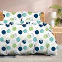 100% Microfiber 1 Piece Duvet Cover Zipper Closure Soft &amp; Breathable for Comfortable Sleep Wrinkle Free Duvet/Quilt/Razai/Comforter Cover- Circle Pop - Double