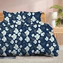 100% Microfiber 1 Piece Duvet Cover Zipper Closure Soft &amp; Breathable for Comfortable Sleep Wrinkle Free Duvet/Quilt/Razai/Comforter Cover- Tulip Rose - Double