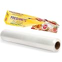 Cling Film Wrap 100 Mtr Roll | BPA Free, Biodegradable Food Wrap | Multipurpose Transparent Cling Sheet for Kitchen, Fridge &amp; Catering Use | Non-Stick, Microwave Safe | 100m Pack of 1