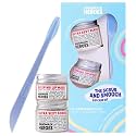 100% Natural Lip Scrub and Lip Mask Vegan Conditioning Coconut Lip Exfoliator - Gentle Exfoliant Sugar Lip Polish Lip Exfoliator Scrubber for Chapped and Dry Lips (Original 3pc Set)