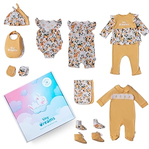 100 Organic Cotton Baby Clothing Set