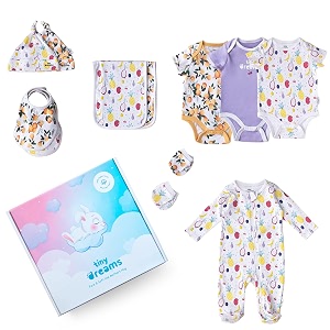 100 Organic Cotton Baby Clothing Set