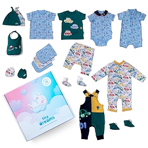 100 Organic Cotton Baby Clothing Set