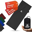 100% Organic Cotton Sleeping Bag with Zip (Only 370 g) - Ultra Light, Small and Thin Travel Sleeping Bag, Sleeping Bag Liner, Ideal for Backpacking, Hostels and Mountain Huts (Grey)