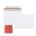 zmybcpack 100 Pack Rigid Mailer 6.5"x4.5", Self Seal Photo Document Mailers
