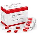 100 Pack Luer Stopper Closing Cones Dual Male-female Individually Packaged Sterile Luer Replacement Cap for Male/female Connectors (Red)