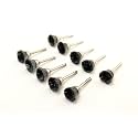 TMAX 100p Carbon Steel Bristle 1/2" Cup Wire Brush Wheel for Dremel &amp;Rotary