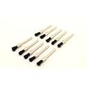 TMAX 100p Nylon Plastic Bristle 1/4" Pen Wire Brush Wheel for Dremel &amp;