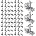100 Pcs 1/4" x 20 Beam Clamp Heavy Duty Steel