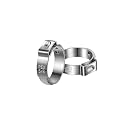 100 PCS 5/8 Inch PEX Cinch Clamp Rings, 304 Stainless Steel Single Ear Hose Clamps for Plumbing and Pipe Fitting Connections, PEX tubing Pipe Fitting by RTHIEAI