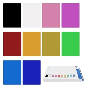 100 pcs of Colorful Aluminum Business Card