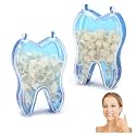 100 PCS Temporary Crowns for Teeth Dental Crown Kit with Molar Caps Tooth Veneers Snap On Tooth Covers for Adults Repair Broken Teeth Cap Kit for Anterior Posterior Use