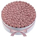 Perfectione Roses 100 Preserved Roses in Velvet Box, Flowers for Delivery